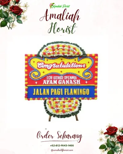 Bunga Papan Congratulation di Donorojo